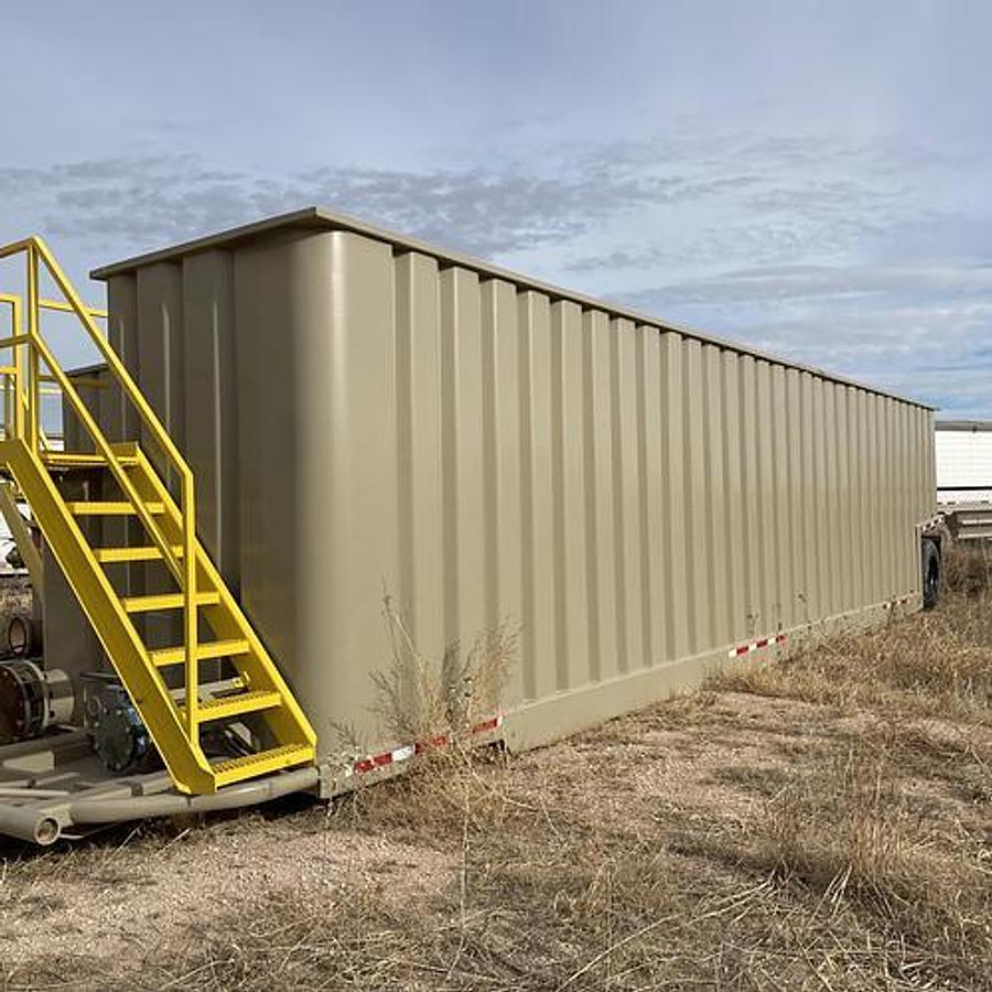 Refurbished 500BBL Frac Tanks- 43x8.5x11, Corrugated Steel, V-bottom, Full Refurb