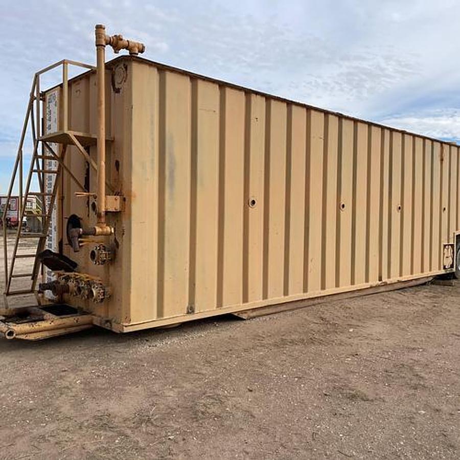 Used 500BBL Frac Tanks- 43x8.5x11, Corrugated Steel, V-bottom, Used Basic Refurb