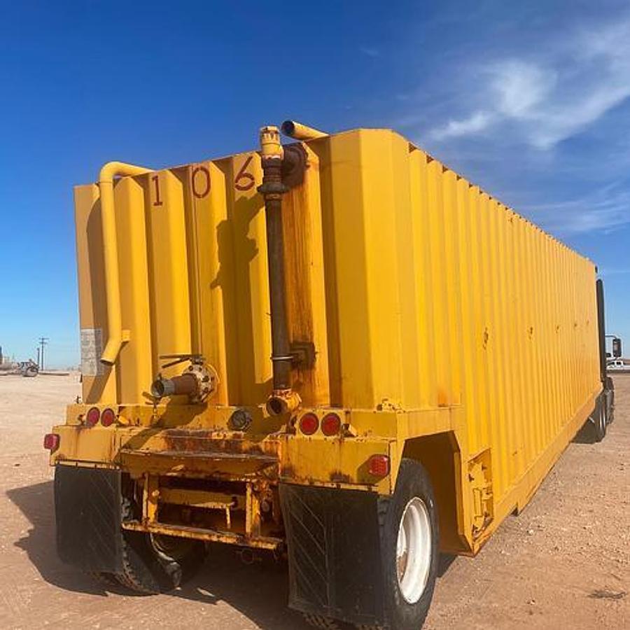 Used 500BBL Frac Tanks- 43x8.5x11, Corrugated Steel, V-bottom, Used Basic Refurb
