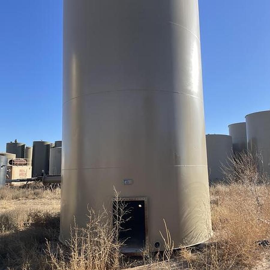Used 2012 Permian Tank 400BBL Vertical Storage Tank - 12’ x 20’, Carbon Steel, Flat Bottom, Used Basic Refurb