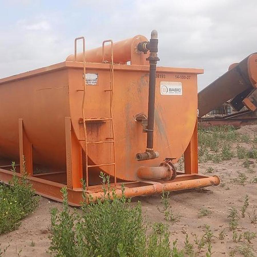 Used 250BBL Open Top Frac Tanks w/ Gas Busters – Corrugated Steel, Round Bottom, Used Basic Refurb