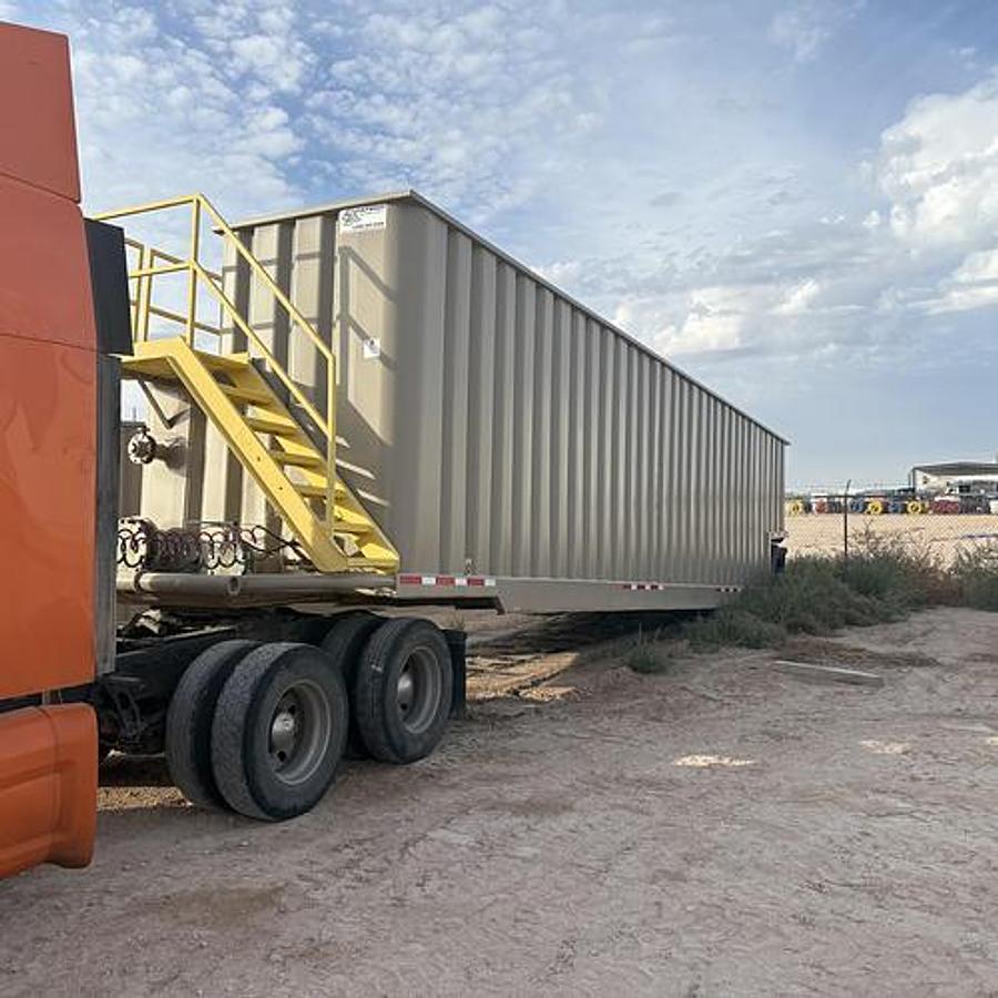 Refurbished 500BBL Frac Tanks- 43x8.5x11, Corrugated Steel, V-bottom, Full Refurb