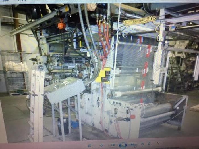 Used 55" (1.40M) CMF 6 COLOR STACK PRESS FRONT & BACK PRINTING