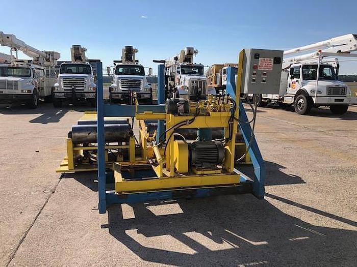 Used 120" ROLL SAW  L & M INDUSTRIES 72" ROLL DIAMETER CAPACITY