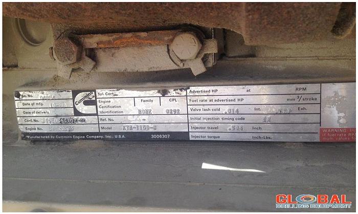 Used Item 0597 : 1981 IEA ECO13N22 360KW Skid Mounted Stand – Gen. Set