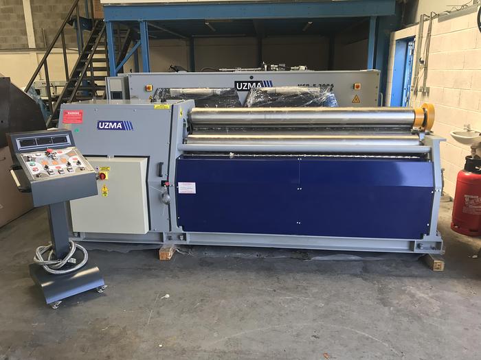 UZMA  4 roll Hydraulic bending rollers 3mm - 22mm  1050mm - 4000mm