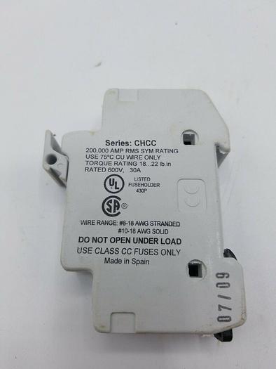 Used Bussmann CHCC1DI Fuse Holder 1-Pole