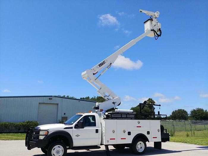 Used Versilift VST-40I 45ft Articulating & Telescopic MH Bucket Boom on 2013 Ford F550