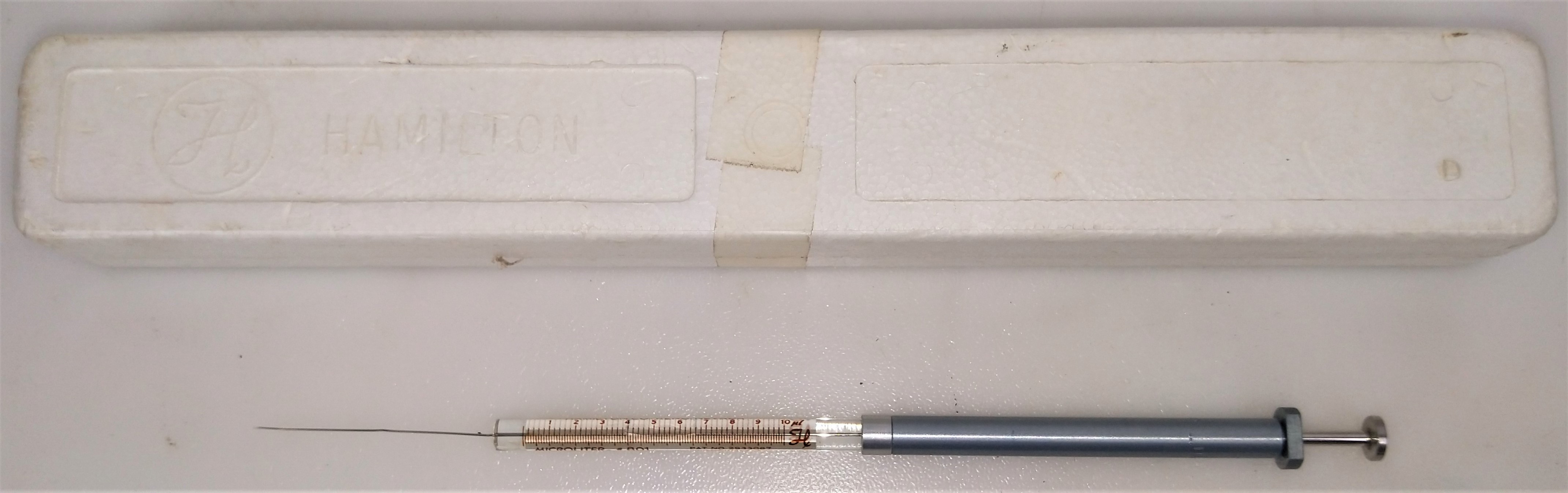 Used Hamilton Microliter #801 Injection Syringe -10μL