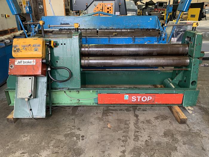 Used MORGAN MPR 1500mm x 10mm Power operated Pyramid Rollers