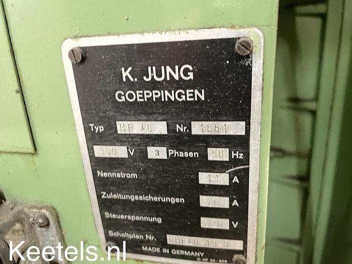 Gebruikt Jung HF-40 Vlakslijpmachine