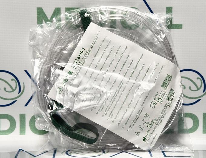 8110-7 SALTER LABS OXYGEN MASK (ADULT) MEDIUM CONCENTRATION 7' (2.1 M) SUPPLY TUBE, ELASTIC STRAP FIXATION, 80 UNITS