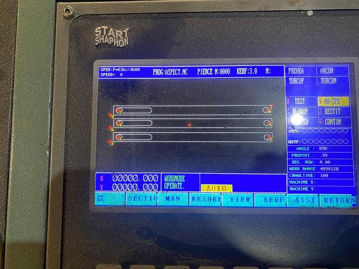 Used XYZ CNC Plasma 510 Plasma Cutter