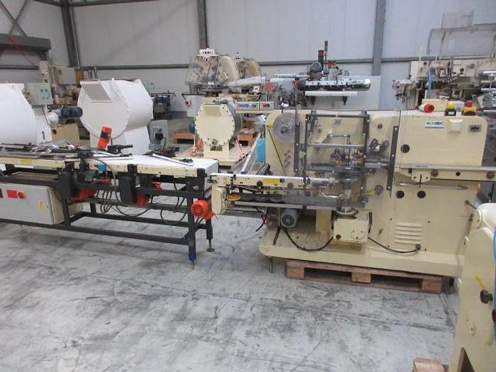 Used Rasch RKS bunch foiler with feeder