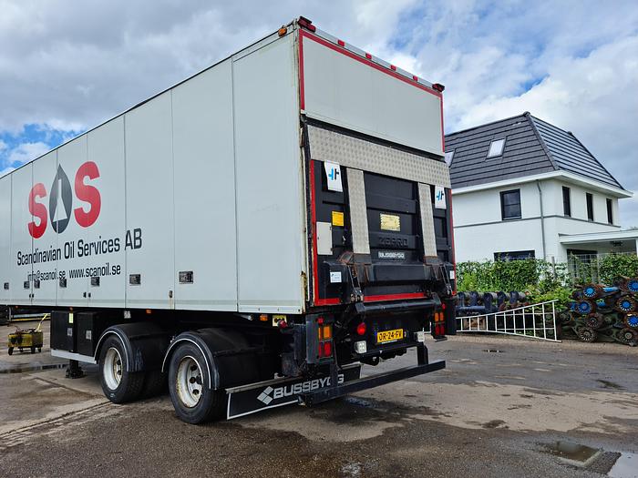 Used 2003 HFR 2 AXLE/ CITY/ FRIDGE TRAILER/ OPEN SIDE/ LOADING LIFT STEERING AXLE FRIDGE UNIT