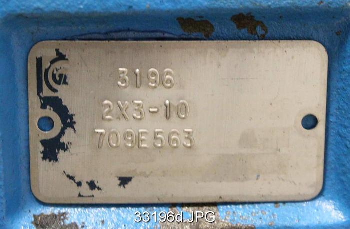 Used Goulds 3196 MTX Power End for 10" Stuffing Box #33196