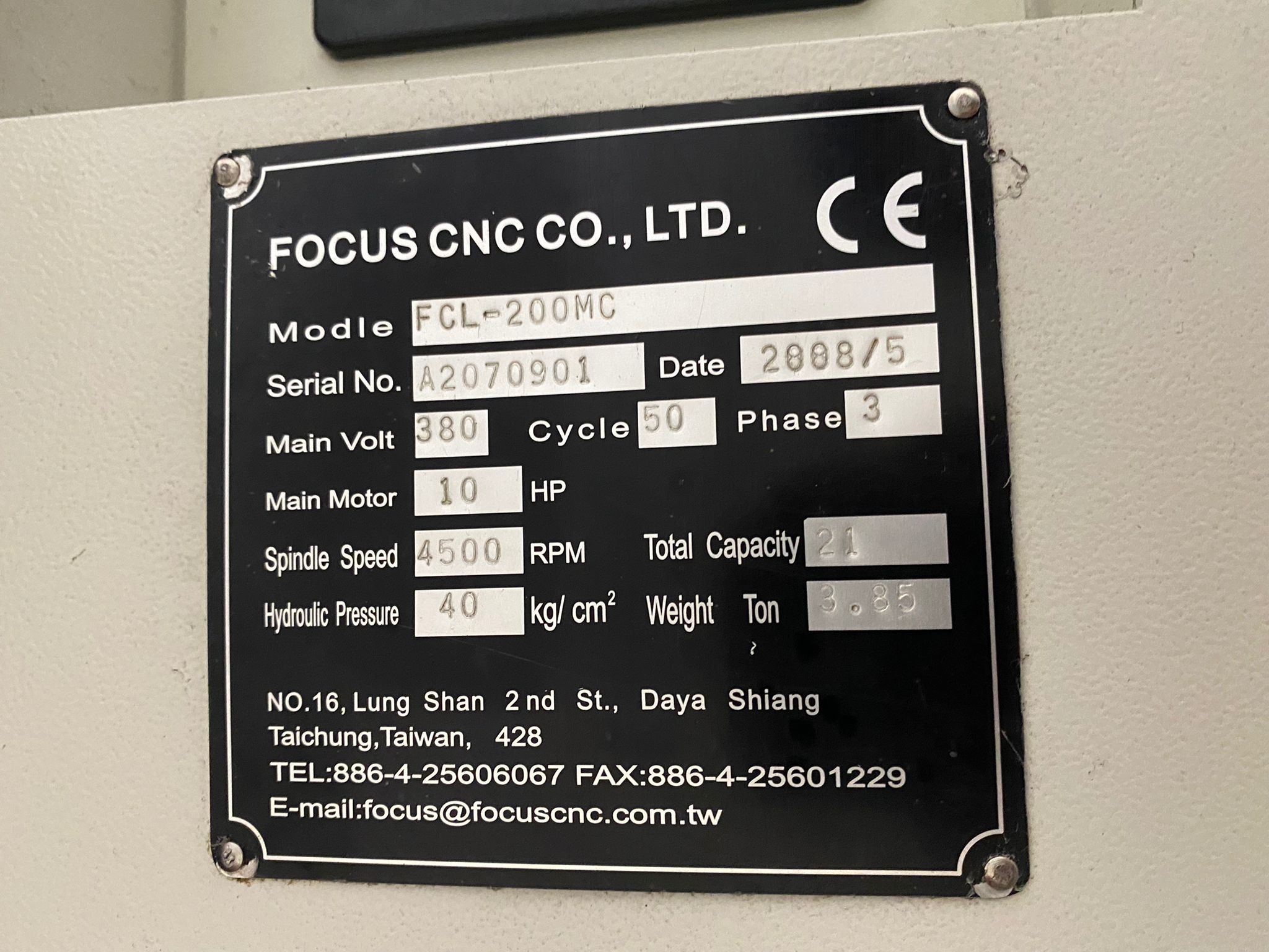 Usato 2008 Focus FCL-200MC