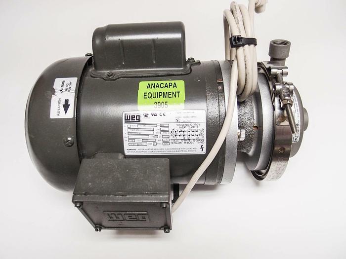 Used FTI Finish Thompson Inc AC4 Stainless Centrifugal Pump AC4STS1V300B015C05 (3905)