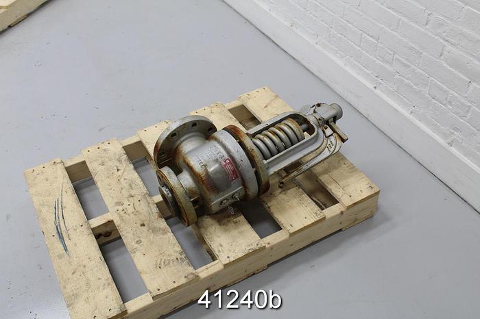 Used Teledyne Farris 2587KA 2.5x4 Pressure Relief Valve #41240