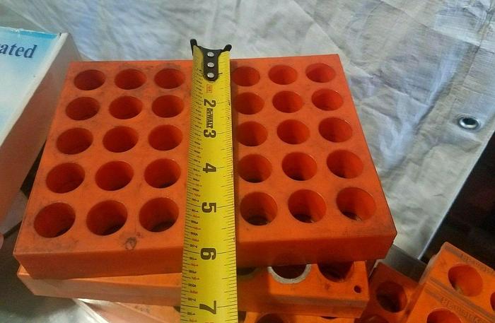 Used 6 Heavy Duty Tool Holders Trays for CNC Collets 1" diameter Holes