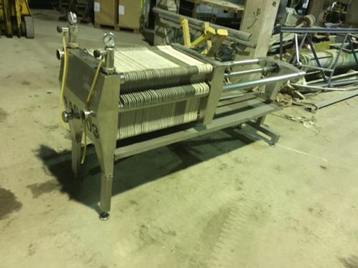 Used Seitz rustfri kammerfilterpresse