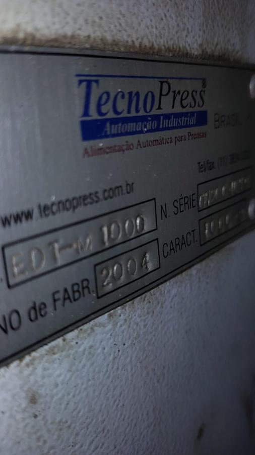 Usado Desbobinador e alimentador de Chapas TecnoPress EDT-M