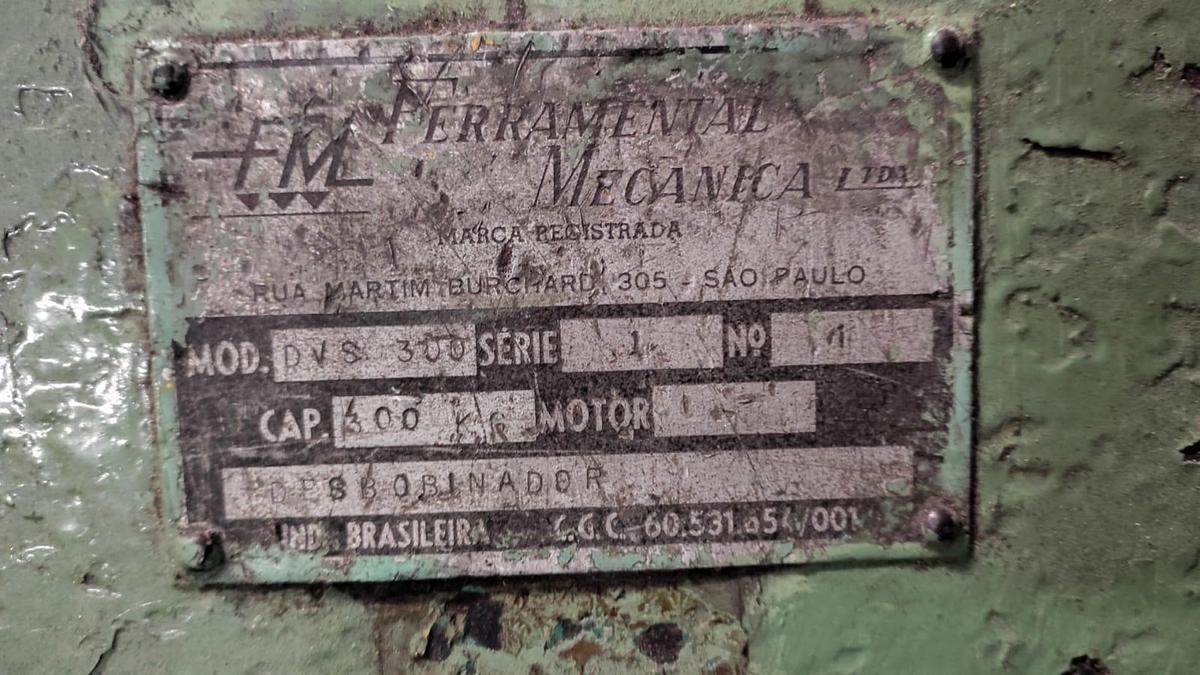 Usado Desbobinador Ferramental Mecanica DVS300