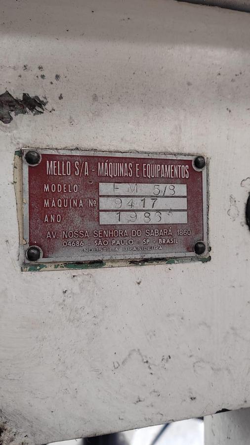 Usado Furadeira de bancada Mello FM 5/8 (Dupla)