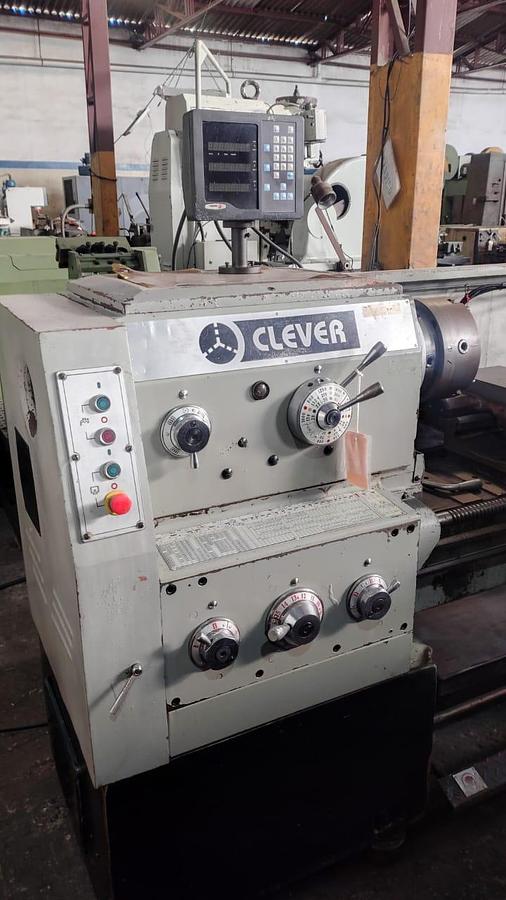 Usado TORNO MECÂNICO CLEVER L-2080 - 500MM X 2000MM