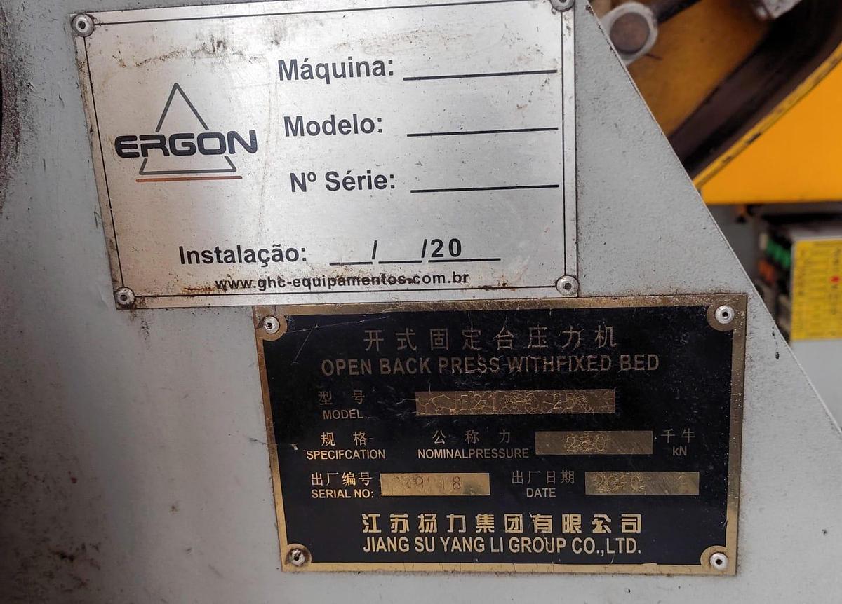 Usado Prensa Excêntrica 25 ton Freio Fricção