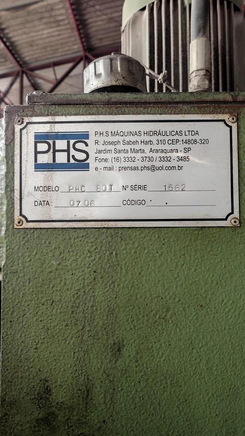 Usado Prensa hidráulica PHC 80T 