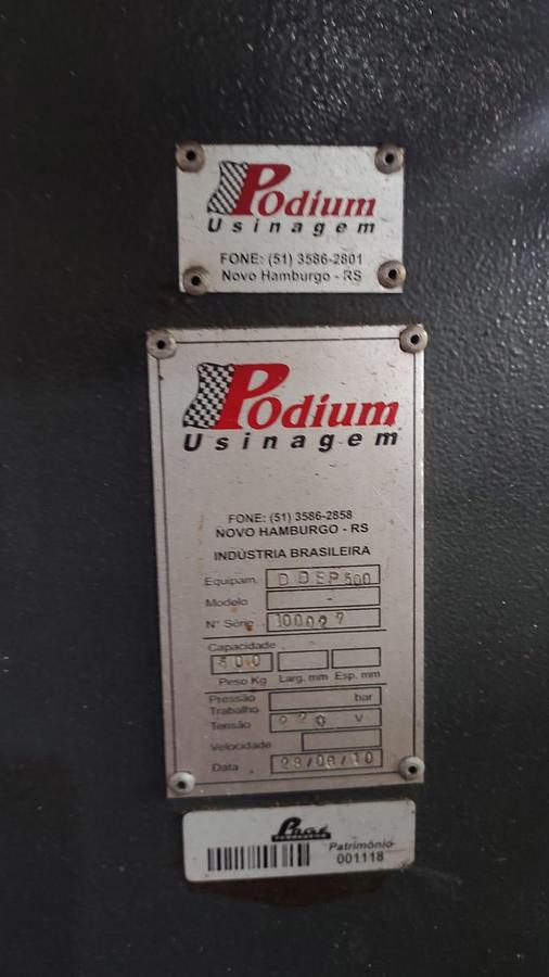 Usado Desbobinador e Endireitador Podium DDEP 500
