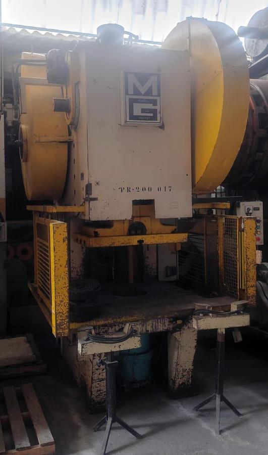 Usado Prensa Freio Fricção 200ton Mecânica Grafica