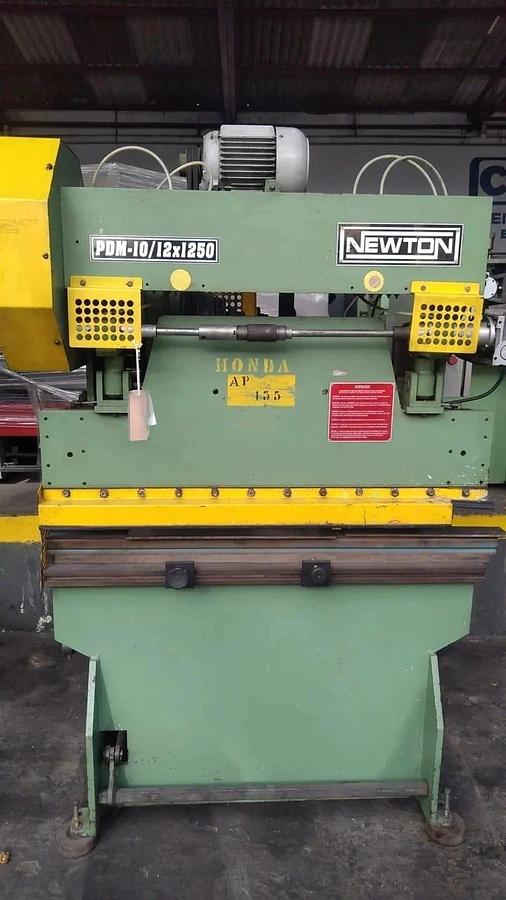 Usado PRENSA DOBRADEIRA MECÂNICA - NEWTON - MODELO PDM-10/12 x 1250MM
