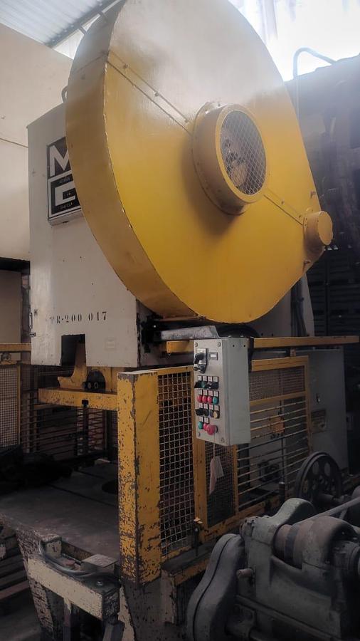 Usado Prensa Freio Fricção 200ton Mecânica Grafica