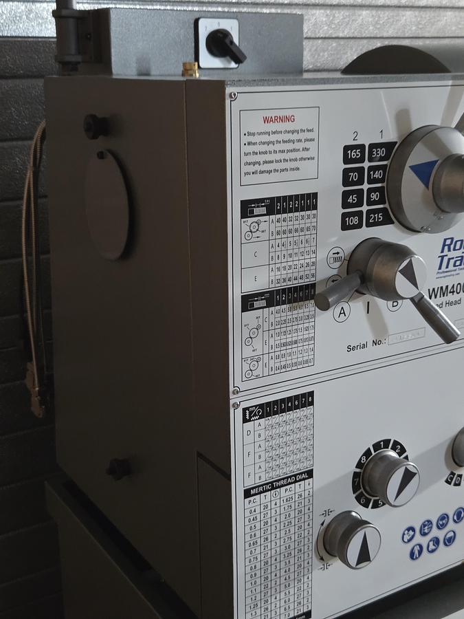 Rogi WM400x1000 lathe