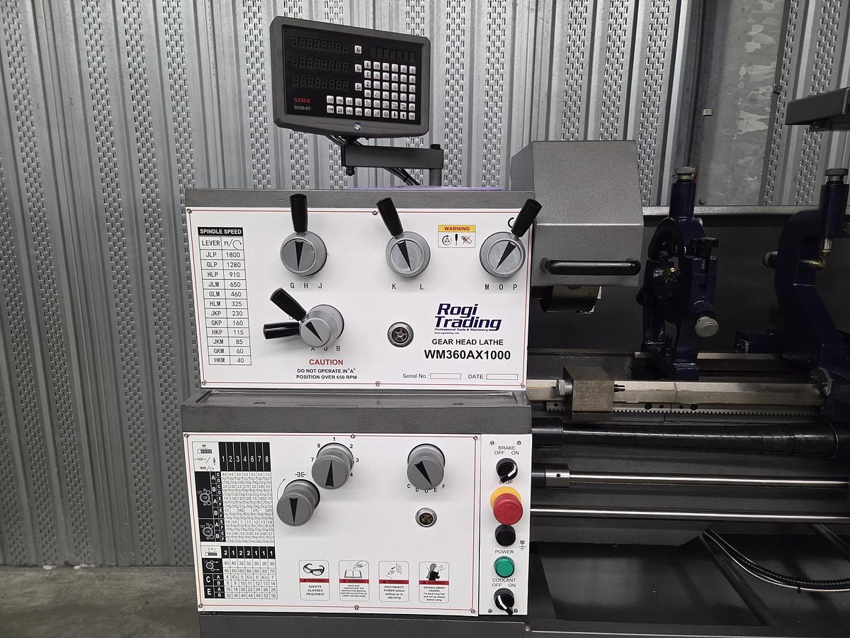 Rogi WM360Ax1000 lathe