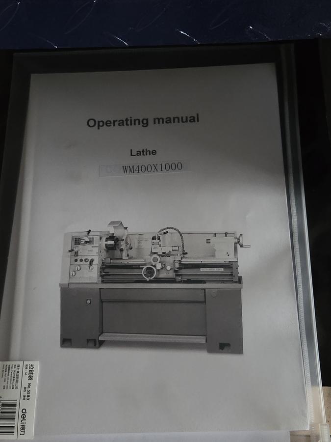 Rogi WM400x1000 lathe