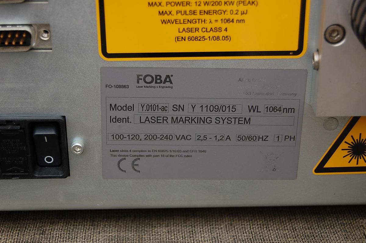 Used 2011 FOBA Y.0101-AC