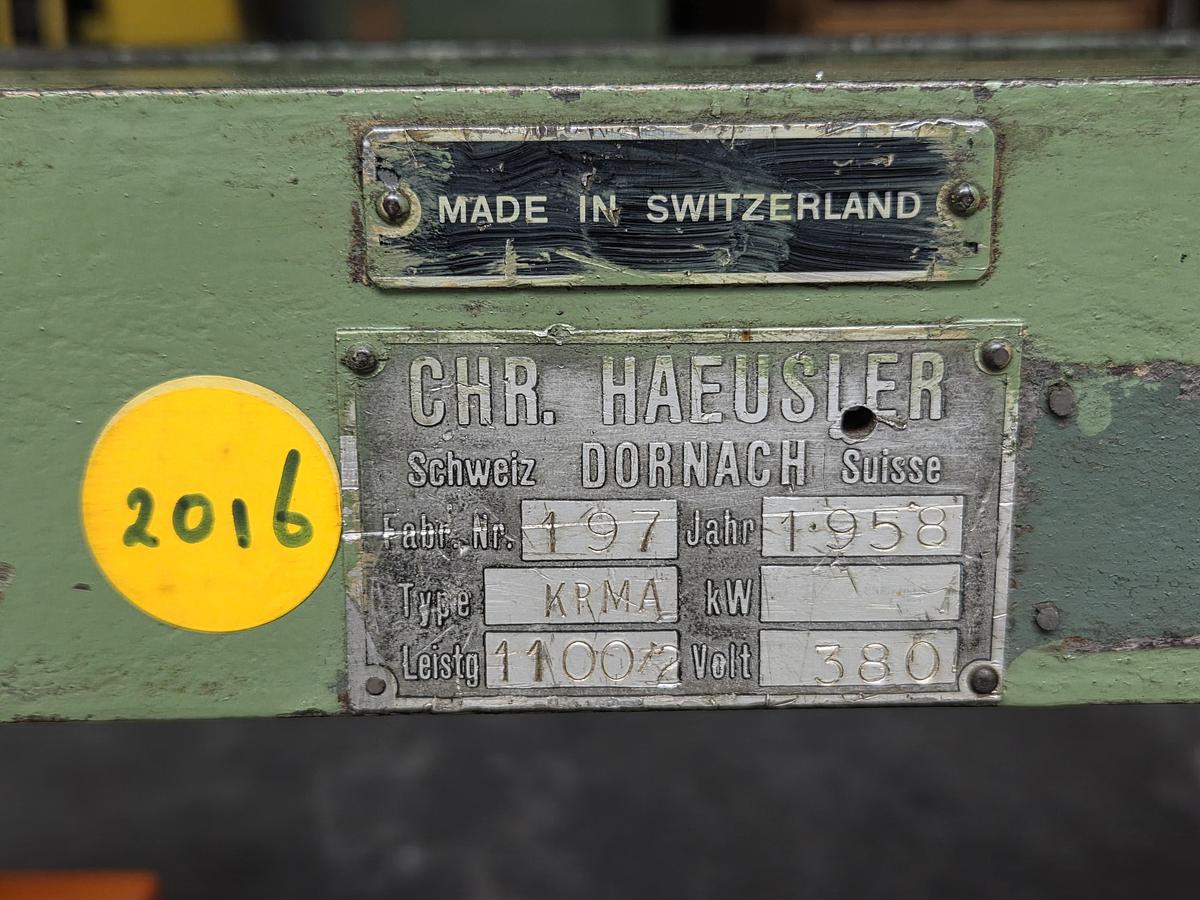 Used 1958 Haeusler KRMA