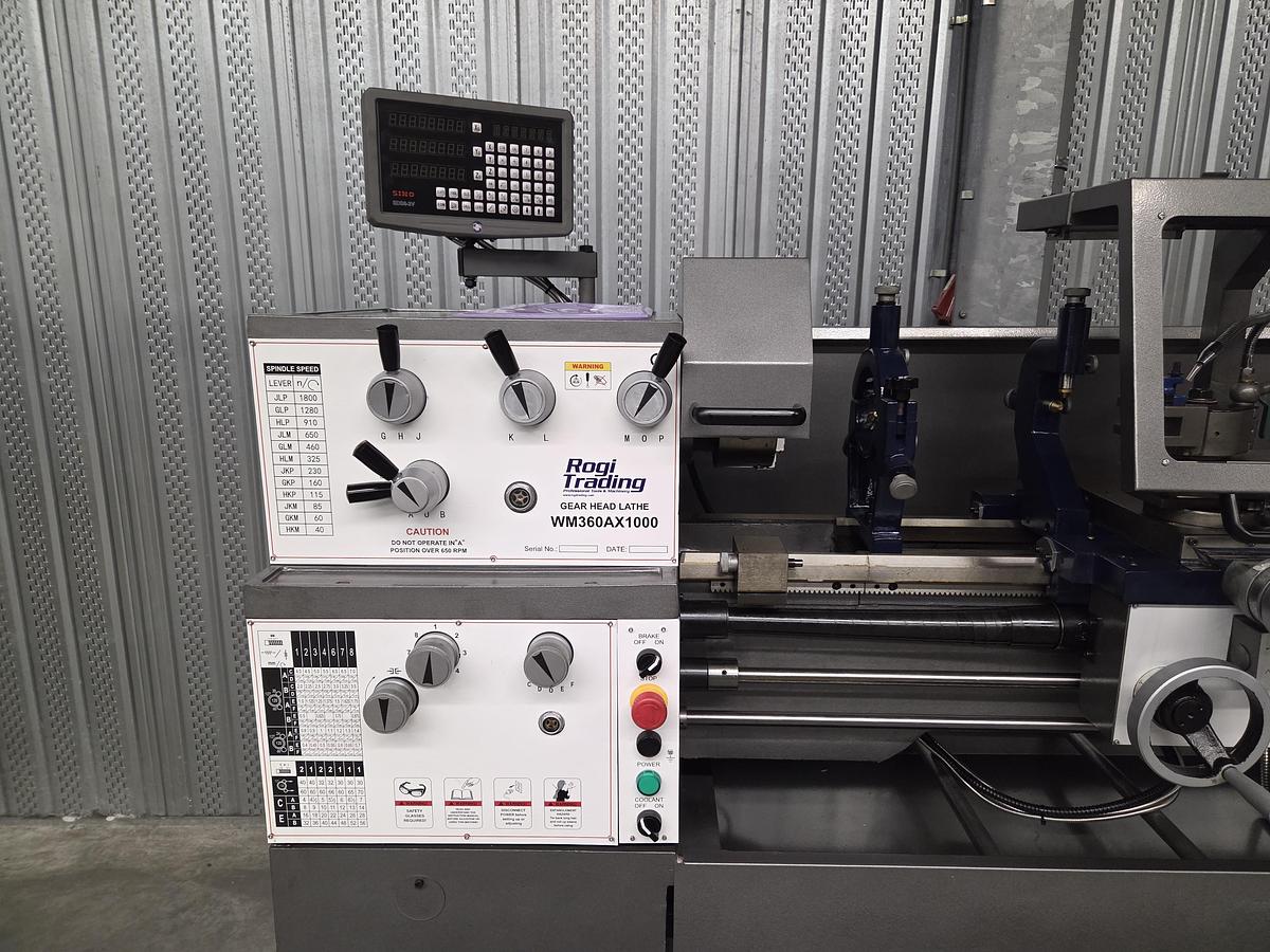 Rogi WM360Ax1000 lathe