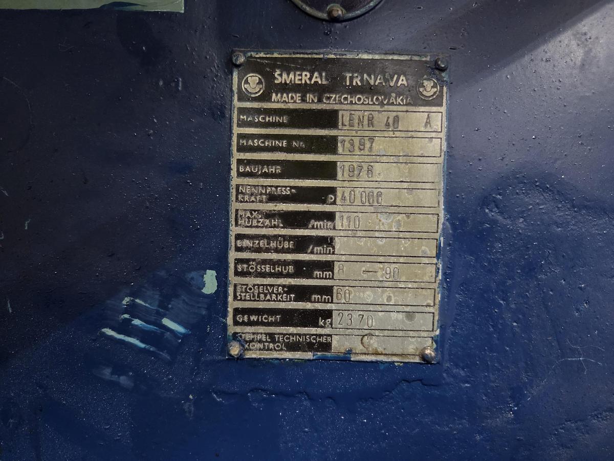 Used 1976 Smeral Trnava LENR 40 A