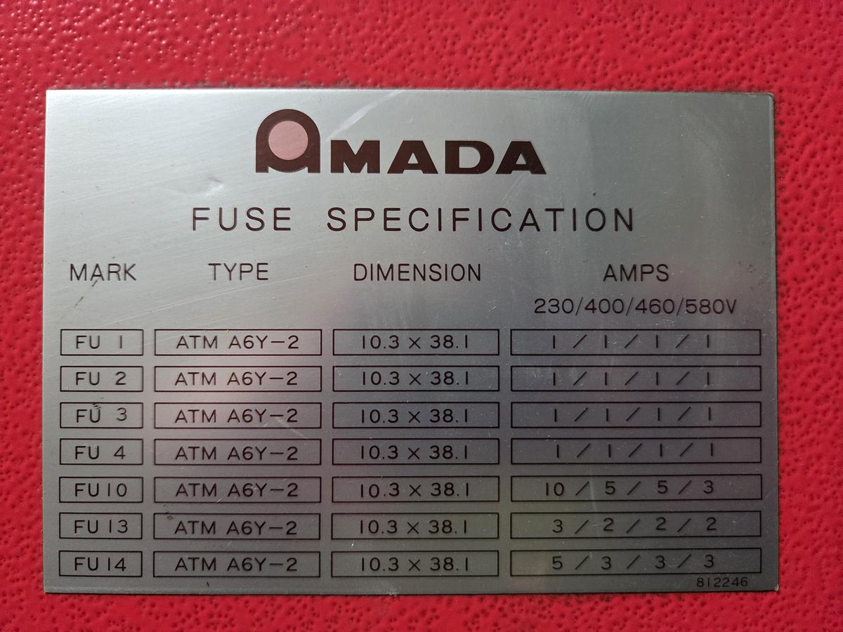 Used 1987 AMADA PEGA-204040