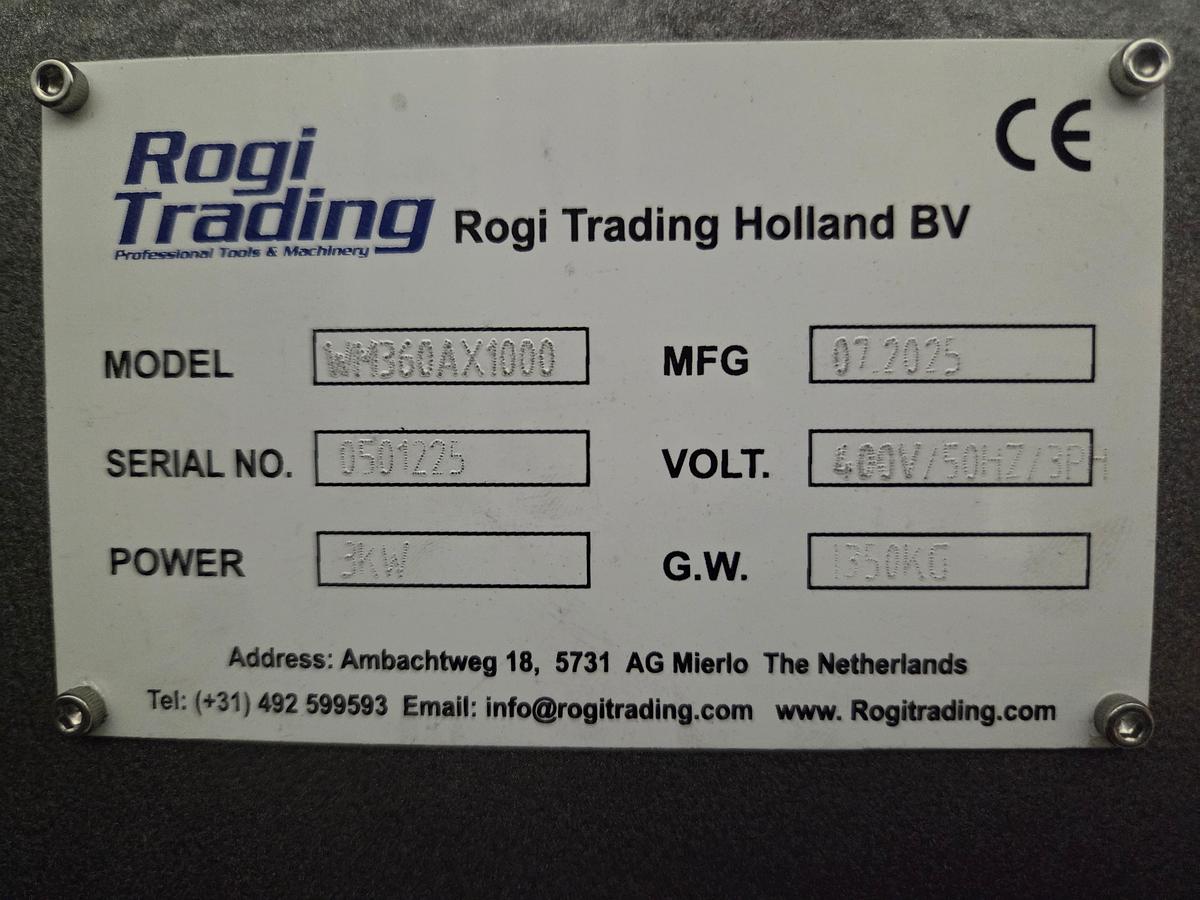 Rogi WM360Ax1000 lathe