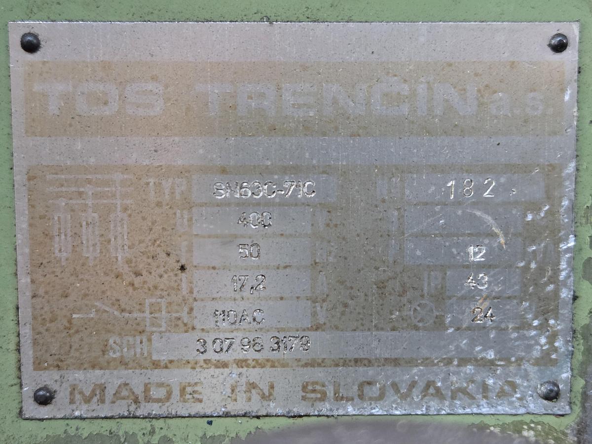 Used TOS SN 71 C