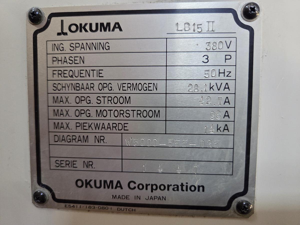 Used 1994 Okuma LB15II-M
