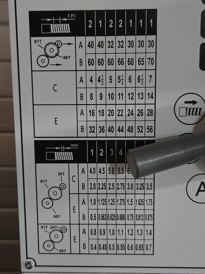 Rogi WM400x1000 lathe