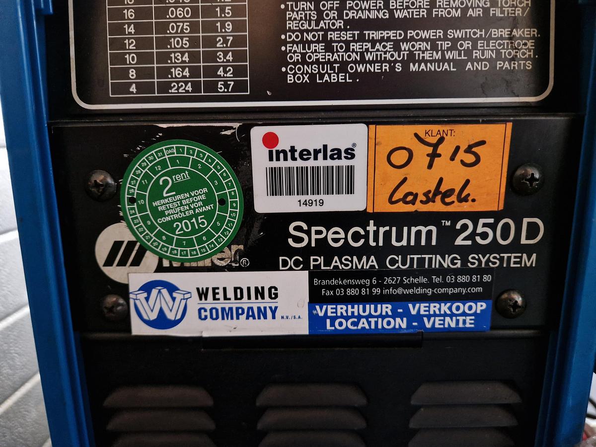 Used MILLER Spectrum 250D