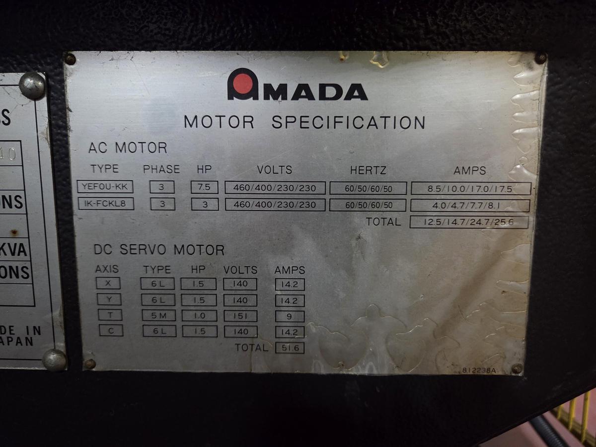 Used 1987 AMADA PEGA-204040