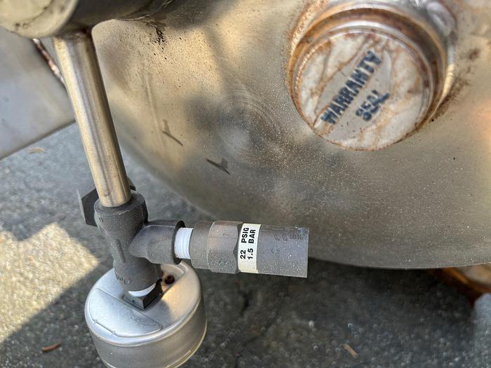 Used Tank, 42 Gallon, S/st, Cryogenic, Taylor-Wharton, Mdl XL-160 #S744926